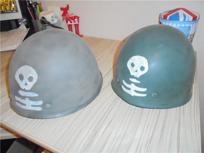 Шлем штурмовика из строительной каски